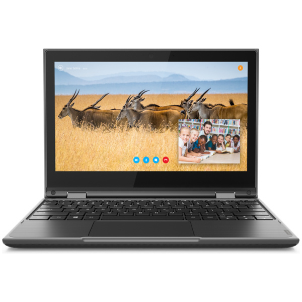 Lenovo 300e Gen 2 WINBOOK 2-IN-1 AMD 3015e 64GB eMMC 4GB 11.6" (1366x768) TOUCHSCREEN WIN10 Pro BLACK