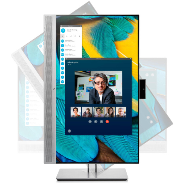 HP EliteDisplay Monitor E243m 23.8" IPS LED 16:9 (1920x1080) 1000:1 5 ms 60Hz HDMI DisplayPort USB VGA Speaker