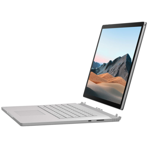 Microsoft Surface Book 3 2-IN-1 Core™ i7-1065G7 256GB SSD 16GB 15" (3240x2160) TOUCHSCREEN WIN10 Pro NVIDIA® GTX 1660 Ti Max-Q 6144MB PLATINUM SILVER Detachable Backlit Keyboard