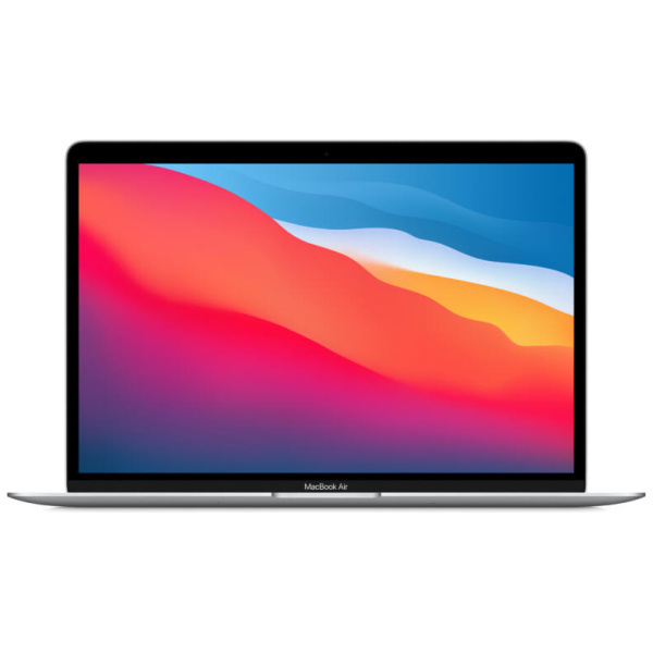 Apple MacBook Air M1 Chip 8-core 256GB SSD 8GB 13.3" (2560x1600) Retina Display MacOS Big Sur 11.0 SILVER Backlit Keyboard