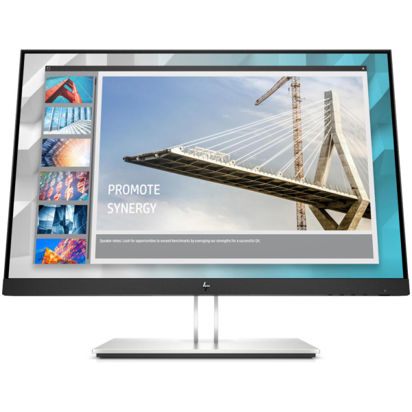 HP E24i G4 24" WUXGA (1920x1200) 6ms 250 cd/m² HDMI DP VGA USB3.0 LED Adjustable Stand Monitor SILVER