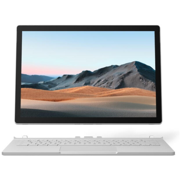 Microsoft Surface Book 3 2-IN-1 Core™ i7-1065G7 2TB SSD 32GB 15" (3240x2160) TOUCHSCREEN WIN10 Pro NVIDIA® GTX 1660 TI 6144MB PLATINUM SILVER Detachable Backlit Keyboard