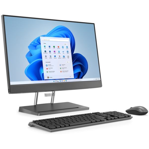 Lenovo 5i ALL-IN-ONE Core™ i5-12500H 256GB SSD 8GB 23.8" (1920x1080) TOUCHSCREEN IPS WIN11 GREY Keyboard Mouse