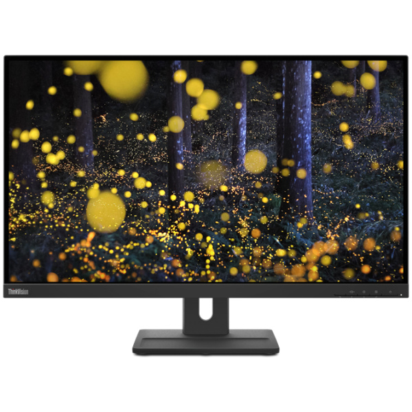 LenovoThinkVision E27q-20 27" (2560x1440) IPS Monitor RAVEN BLACK NEW OPEN BOX