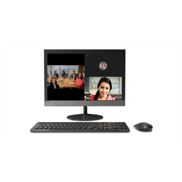 Lenovo All-In-One V130-20IGM Celeron™ J4025 1TB HDD 4GB 19.5" (1440x900) FreeDOS BLACK Keyboard Mouse