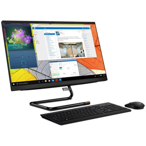 Lenovo 3 24IMB05 ALL-IN-ONE Core™ i3-10100T 256GB SSD 8GB 23.8" (1920x1080) TOUCHSCREEN WIN10 BLACK Keyboard Mouse