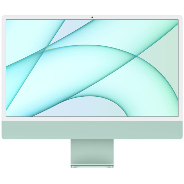 Apple iMac 2021 M1 8-Core CPU 8 Core GPU 256GB SSD 8GB 24" 4.5K (4480X2520) RETINA BT MacOS GREEN Keyboard Mouse SPANISH