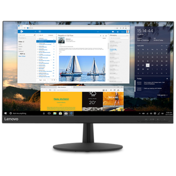 Lenovo L24q 23.8" QHD (2560x1440) IPS LCD BLACK DAMAGED BOX