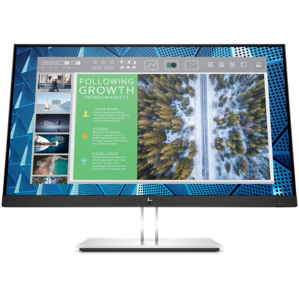 HP 23.8" E24q G4 (2560x1440) QHD Monitor BLACK