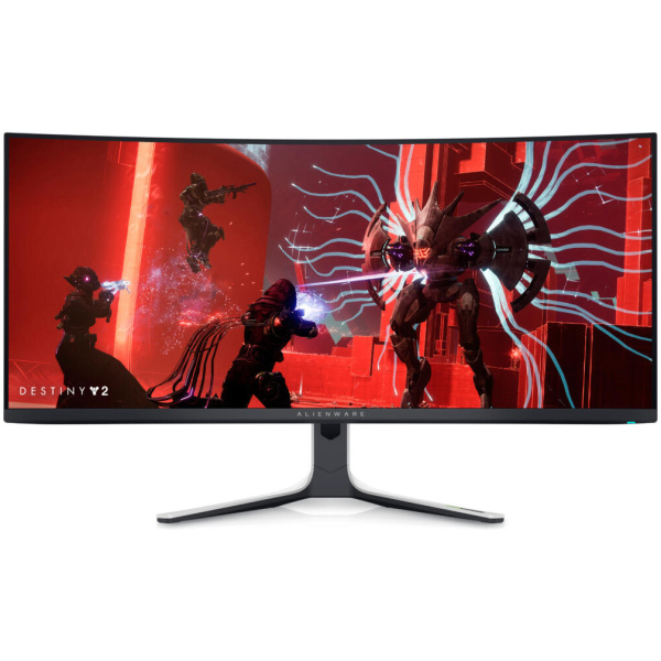 Dell Alienware 34" AW3423DW Curved QD-OLED GAMING Monitor 34.18" WQHD (3440x1440) 175Hz 0.1ms (GtG) 1800R NVIDIA G-Sync HDR 1000 cd/m² 2xHDMI 2.0 1xDP 1.4 5xUSB 3.2 C100~240V, 50-60Hz 21:9 Adjustable Stand WHITE